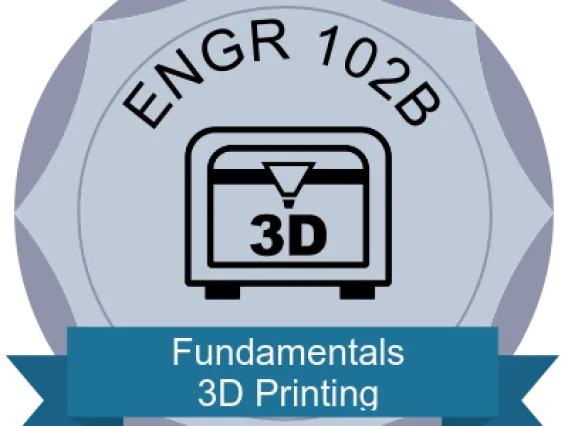 Fundamentals of 3D Printing Badge